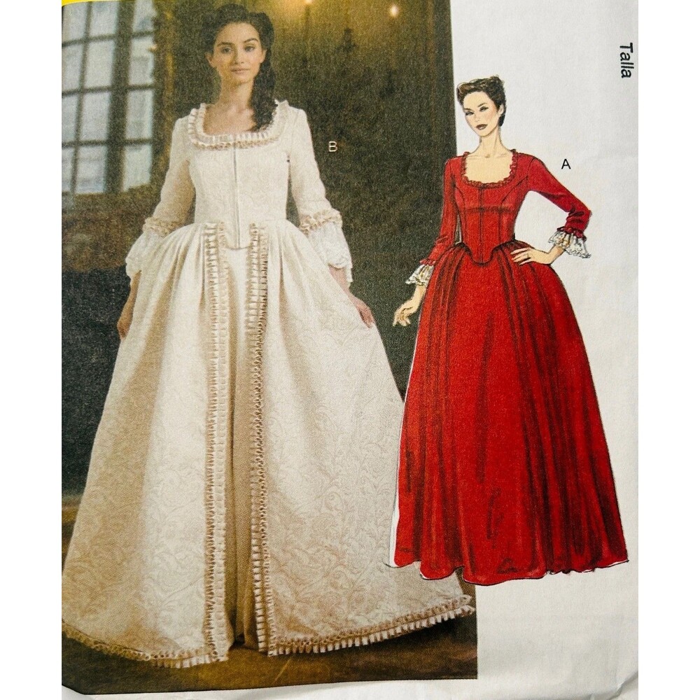 McCalls Renaissance Dress Historical Costume Sewing Pattern M7965 Sz 6-14 UNCUT